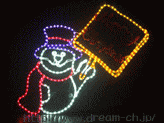 LED スノーマン(クリスマス)