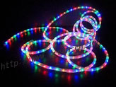 LEDロープライト6mコントローラー付(赤・黄・緑・青)スタンダードLED6MIX
