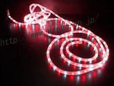 LEDロープライト6Mコントローラー付(白・赤)スタンダードLED6WR