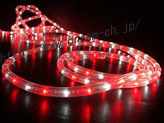 LEDロープライト6Mコントローラー付(白・赤)スタンダードLED6WR