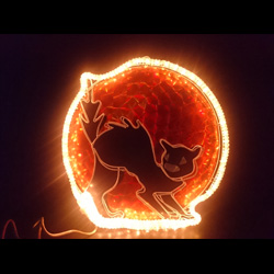 白熱電球 ネコ(ホログラム)